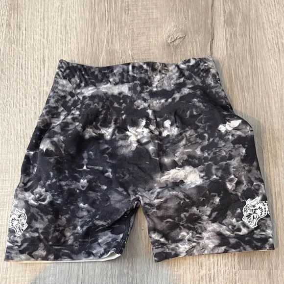 DarcSport Tie Dye Spandex Shorts - Picture 3 of 3